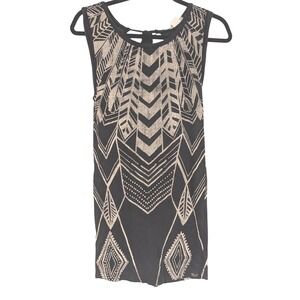 Billabong Black and Cream Mini Dress